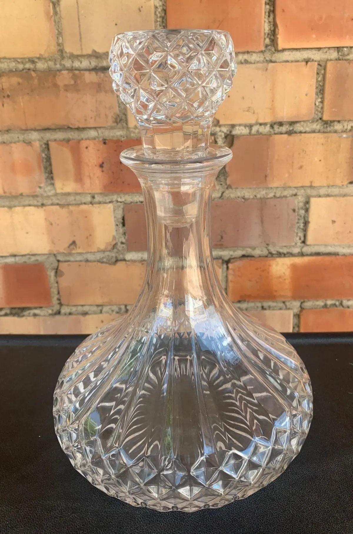 Pressed Glass Decanter 1