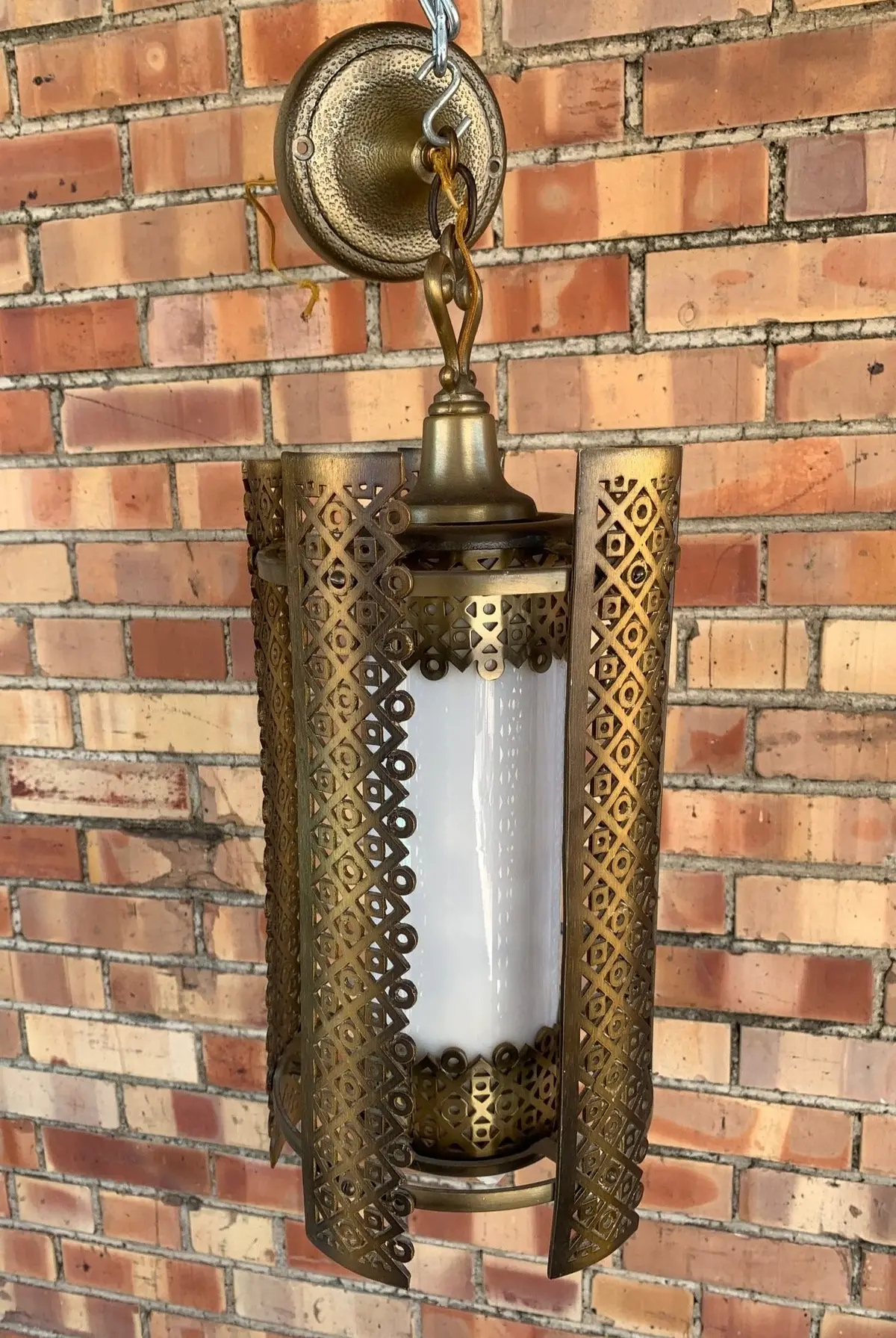 Earllite 1960'S Medium Lantern 1