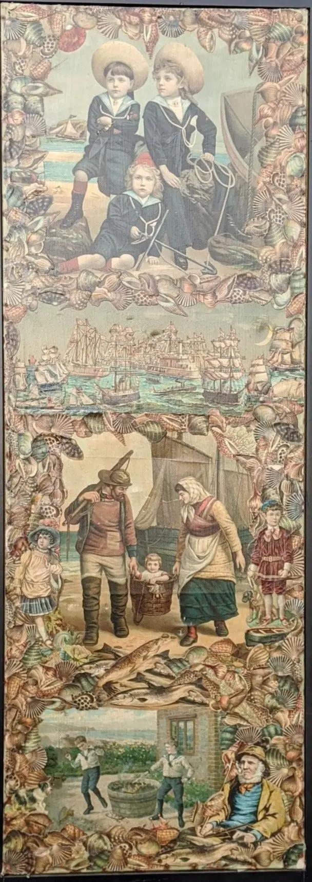Victorian Decoupage Panel 1