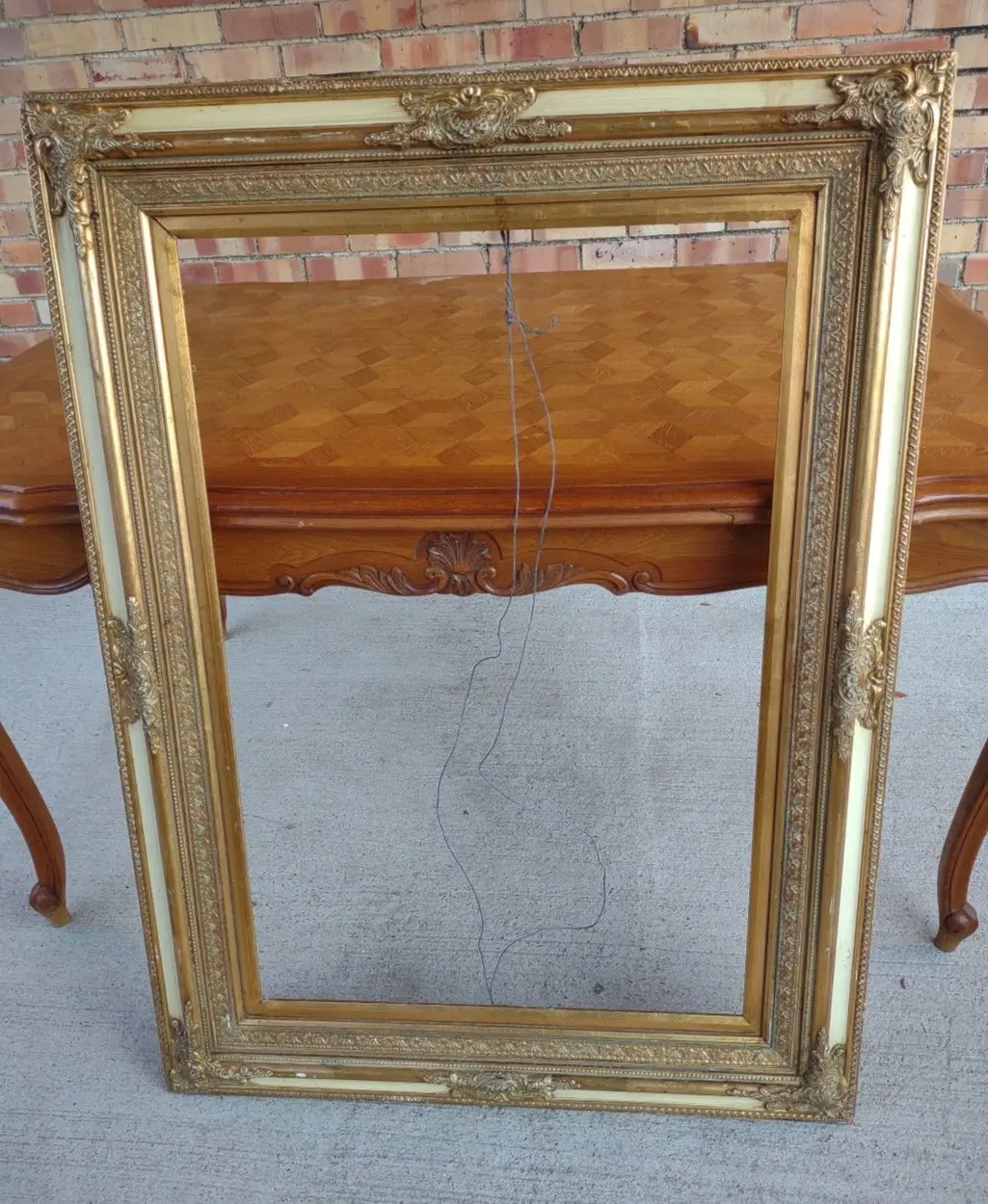 Gold And Ecru Frame 1