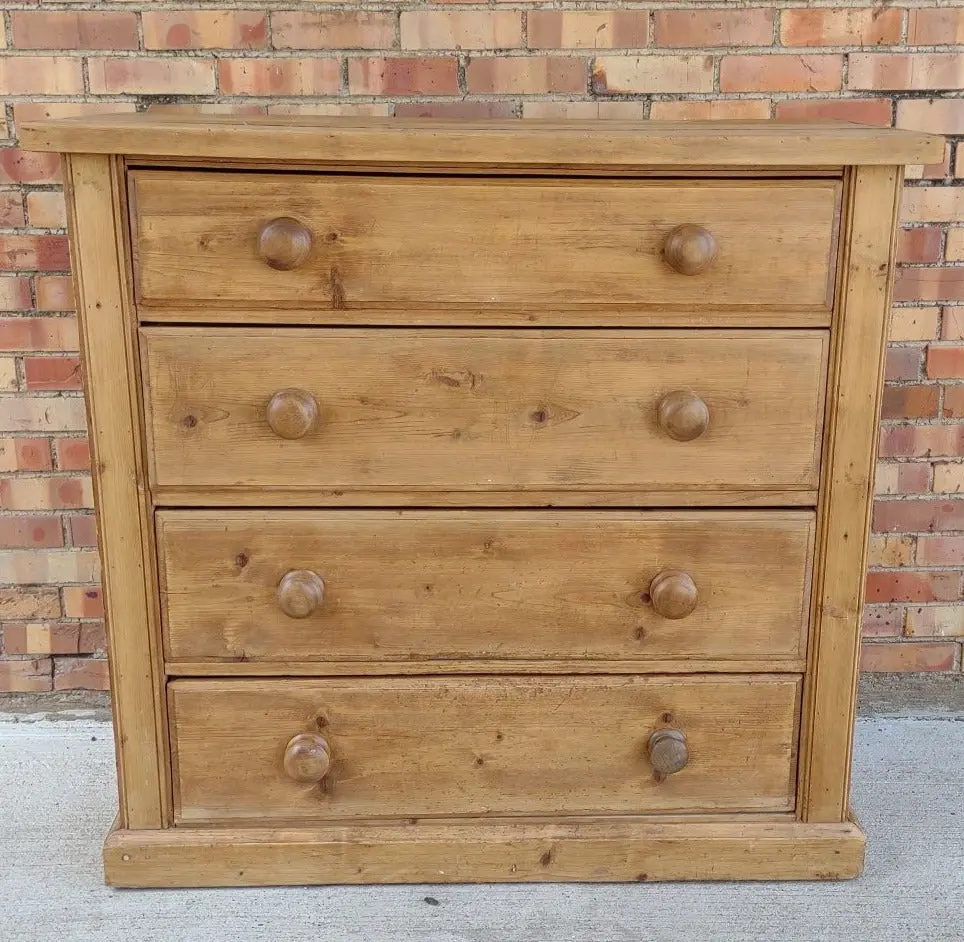 4 Drawer Pine Chest 1