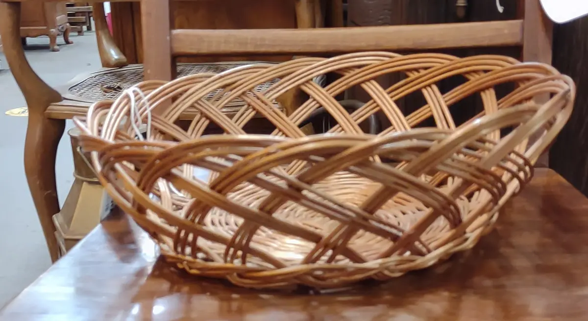 Round Open Weave Basket 1