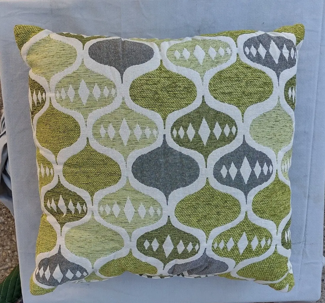 Green Designed Pillow 1