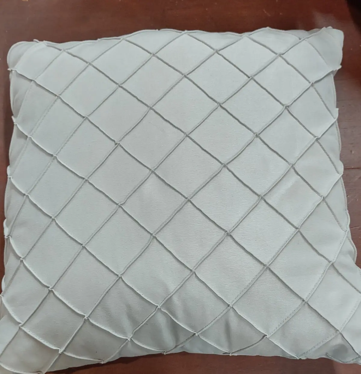 White Ribbed Pillow 1