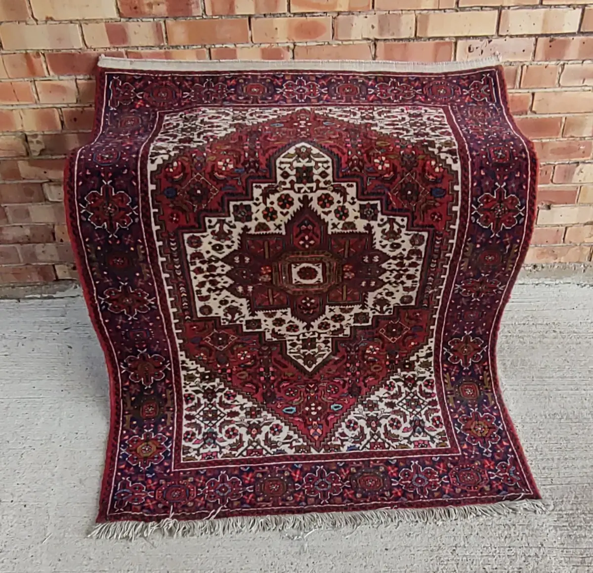 Small Colrful Persian Hand Tied Rug 1