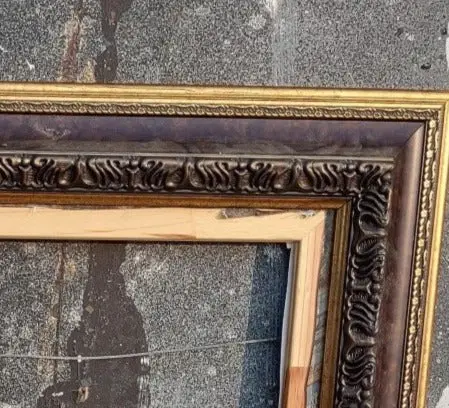 Large Tortoise Shell Style Frame With Gild Edge 1