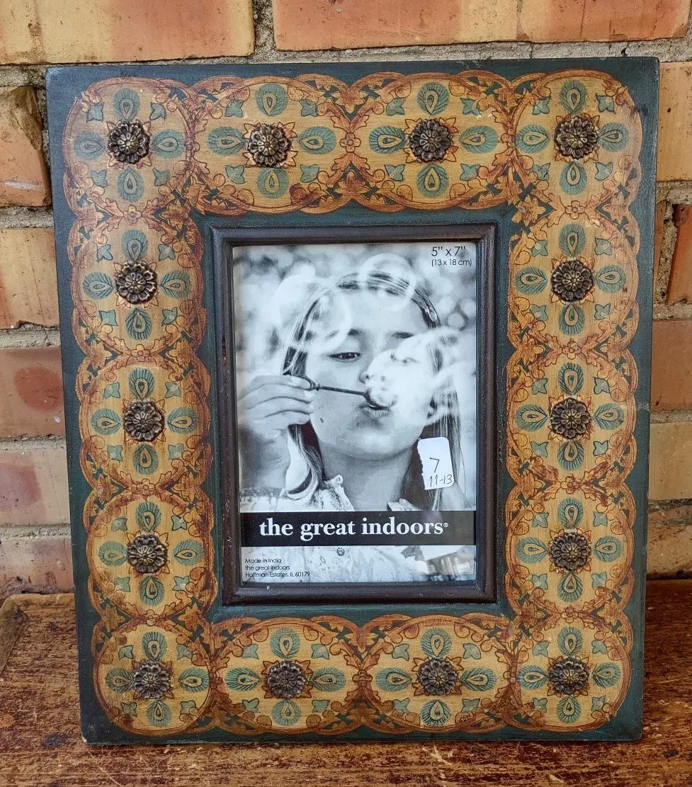 Green And Gold Studded Frame 1
