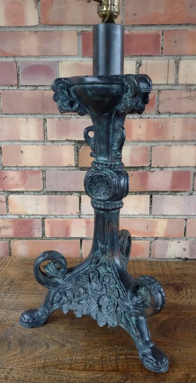 Heavy Bronze Lamp Base By Maitland Smith 1