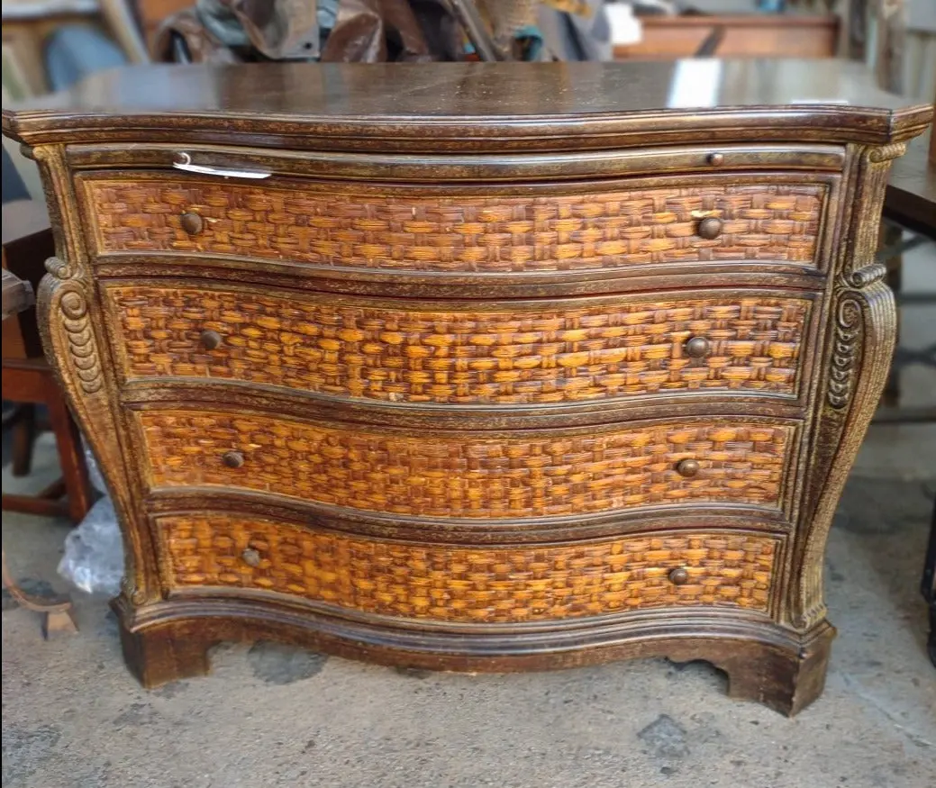 Woven Drawer Front Chest As Found-Not Old 1