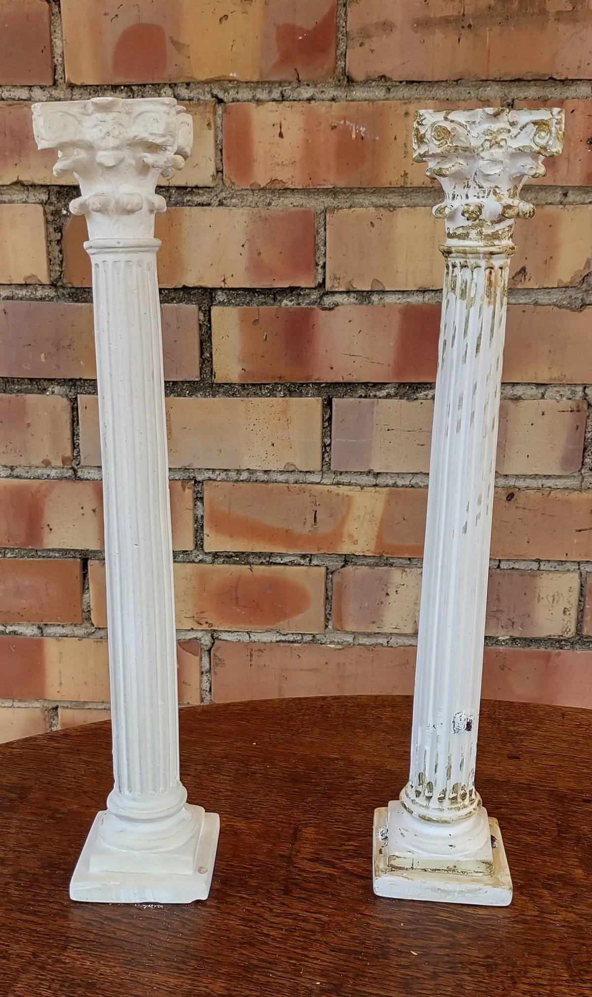Pair Of Plaster Corinthian Columns (3 Pairs In Stock) 1