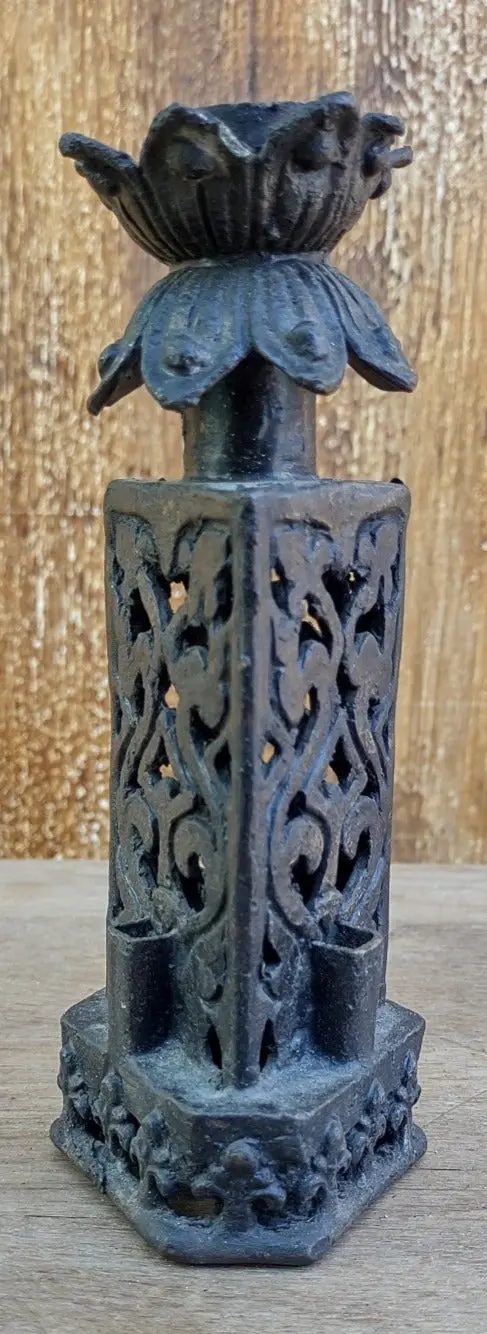 Small Bronze Candle Stand 1