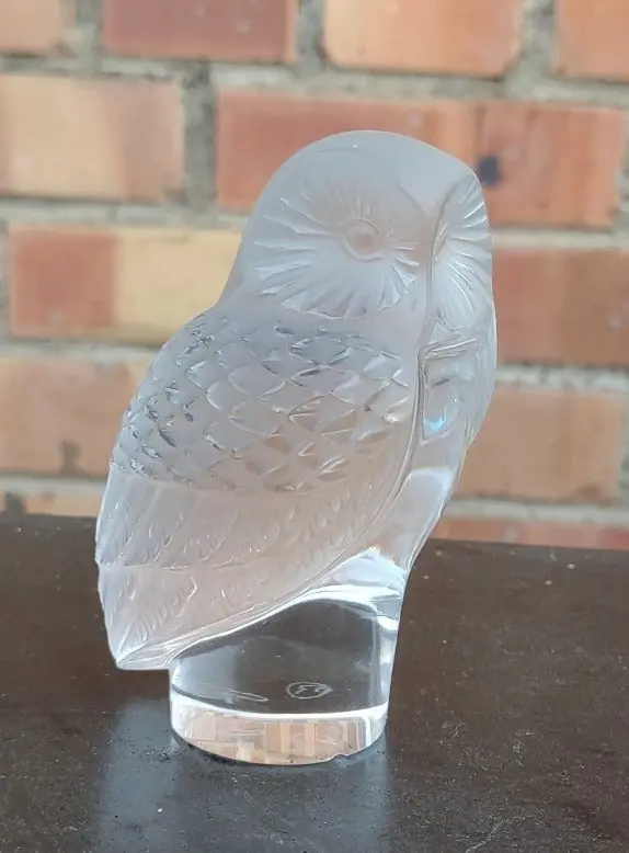 French Crystal Owl Laique 1