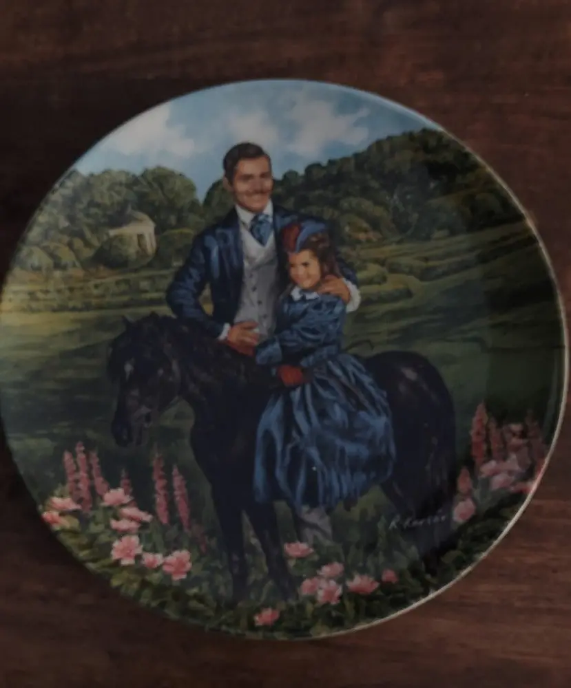 Knowles Gone With The Wind Plate-Ret Butler 1