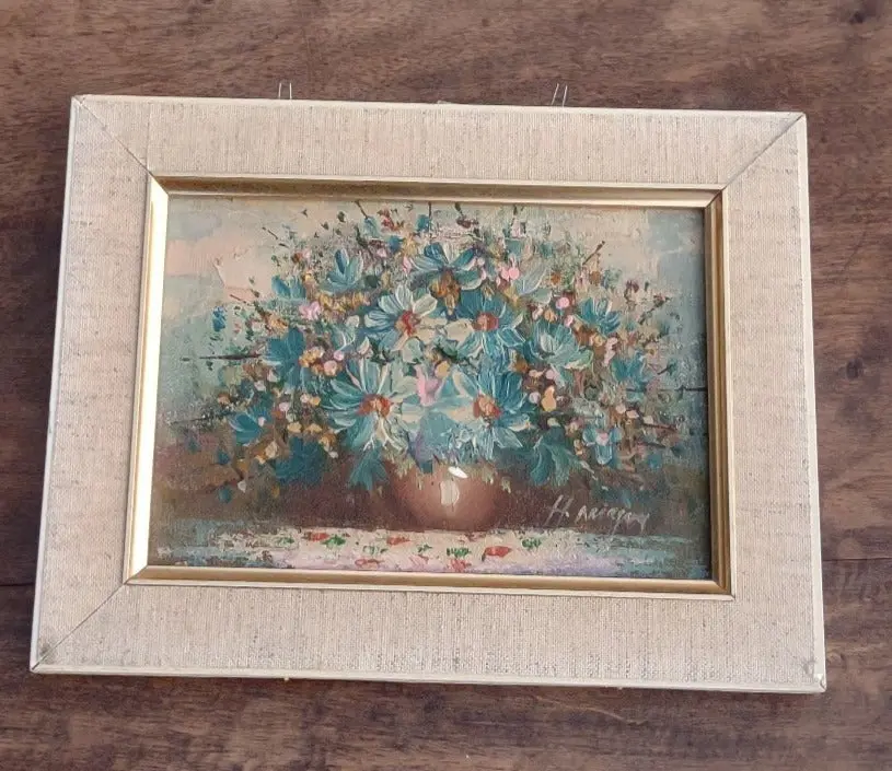 Tiny Floral Still Life Oil Painting 1