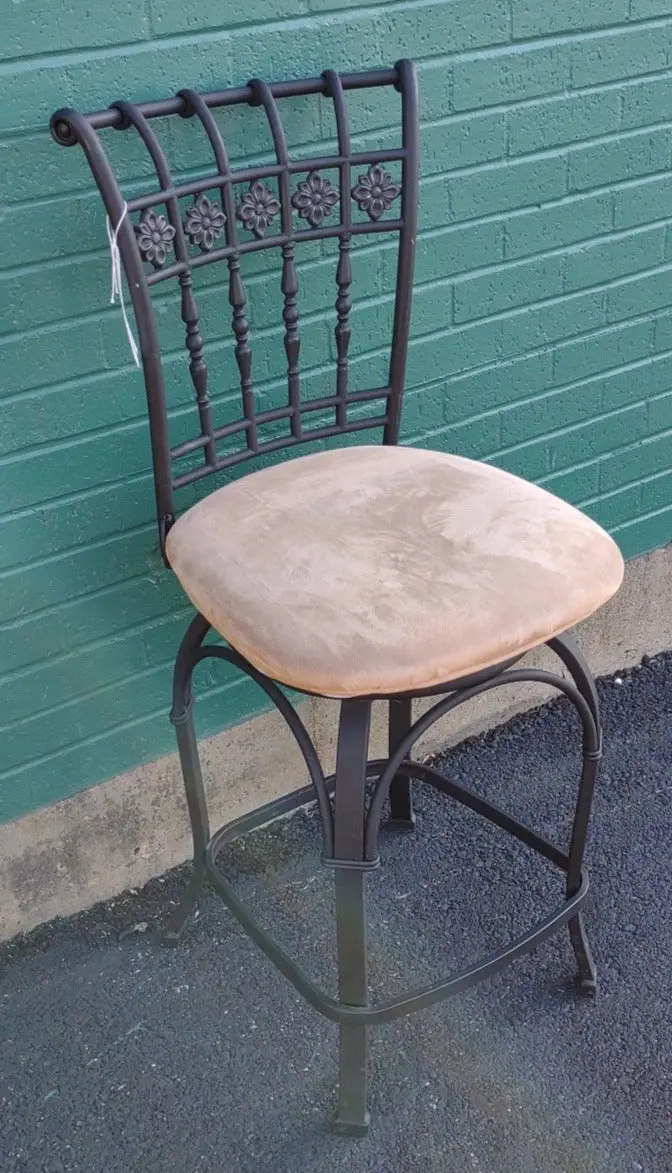 Swivel Iron Stool 1