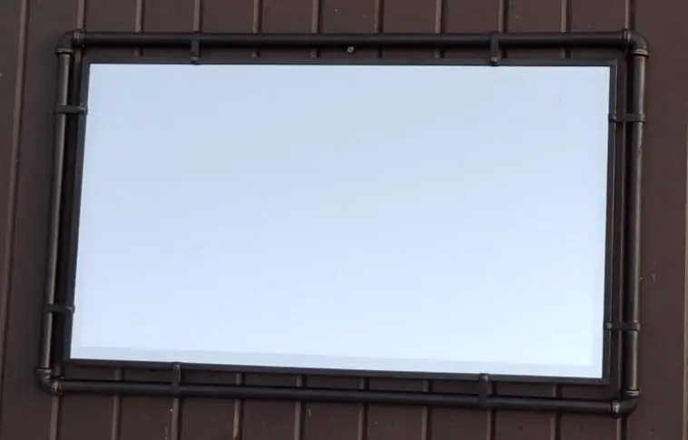 Pipe Framed Mirror 1