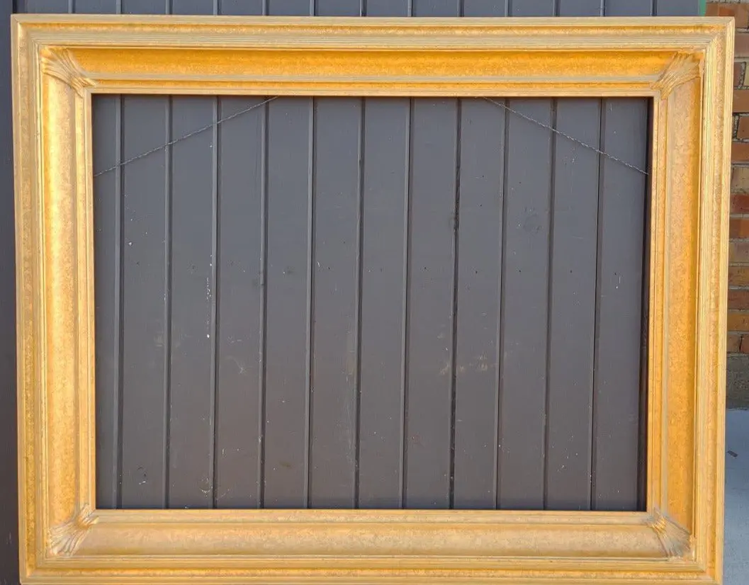 Large Gold Concave Frame With Reeding 1