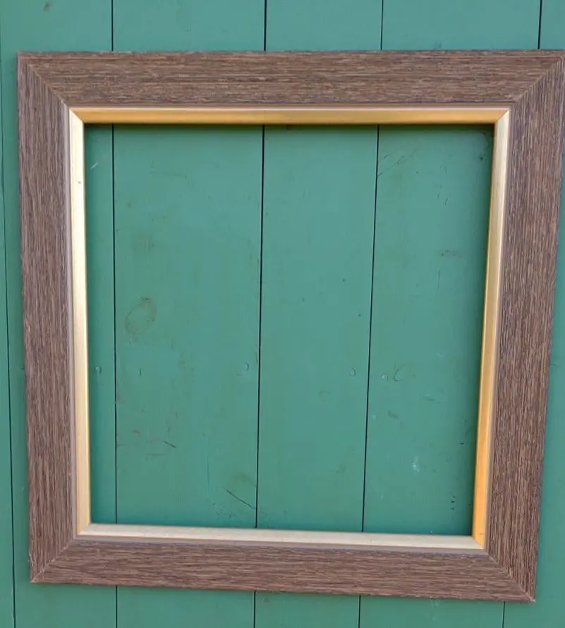 Square Rustic Driftwood Frame With Reverse Bevel 1