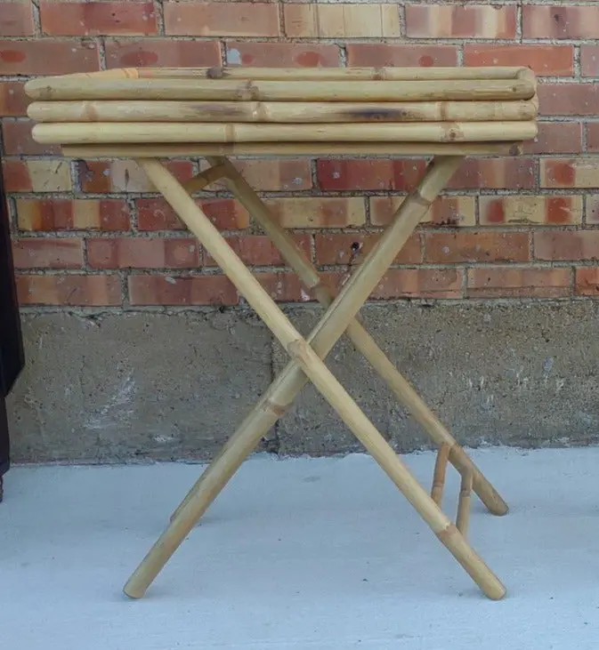 Fold Up Bamboo Stand 1