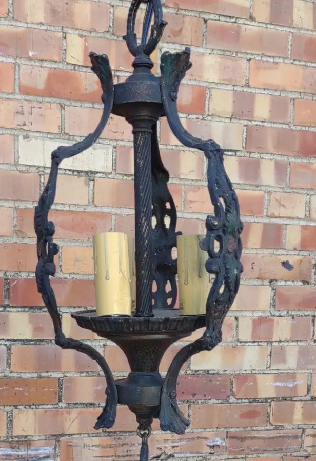 Small Iron Hanging Lantern 1