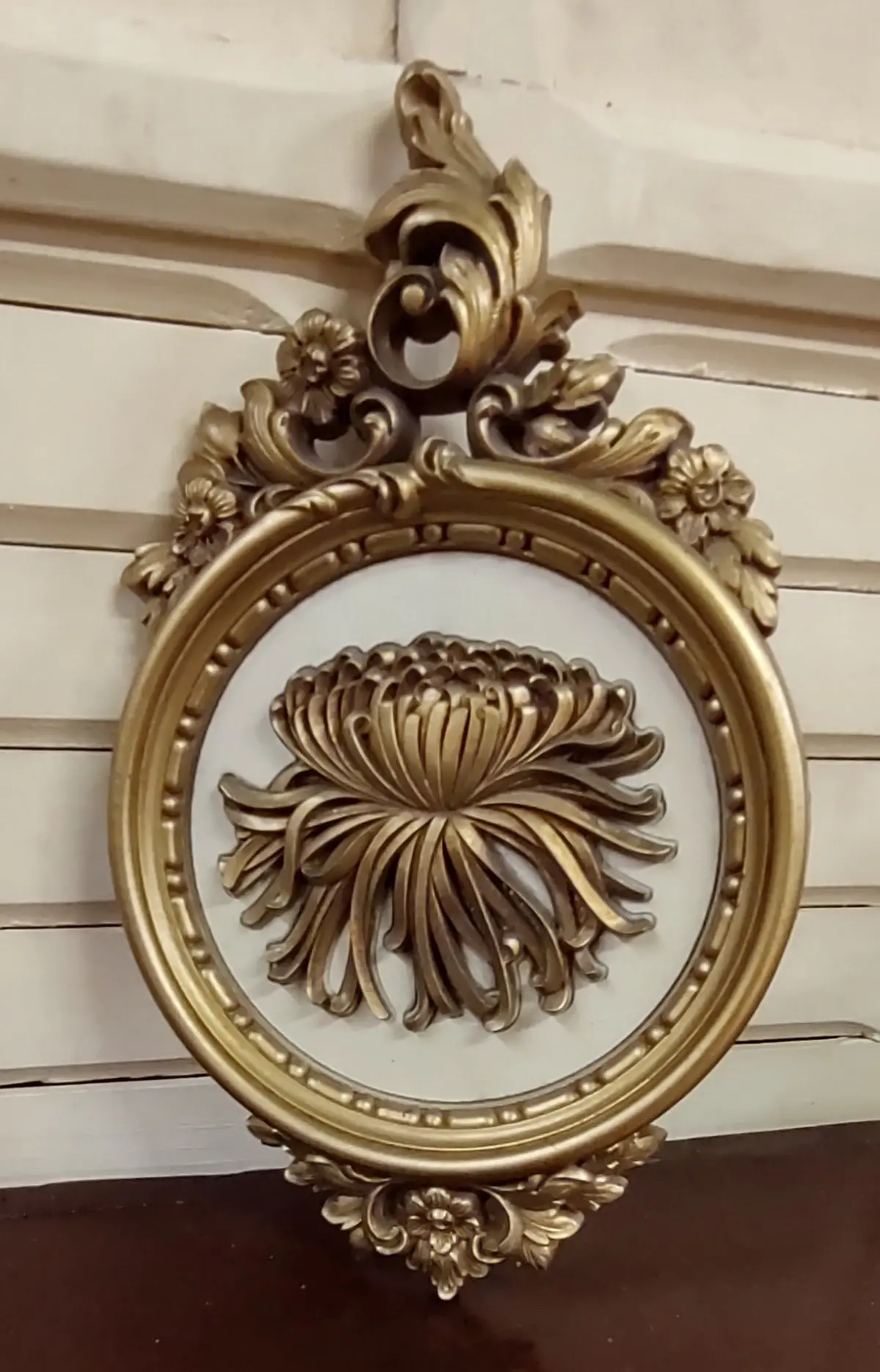 Louis Xv Composite  Wall Medallion 1