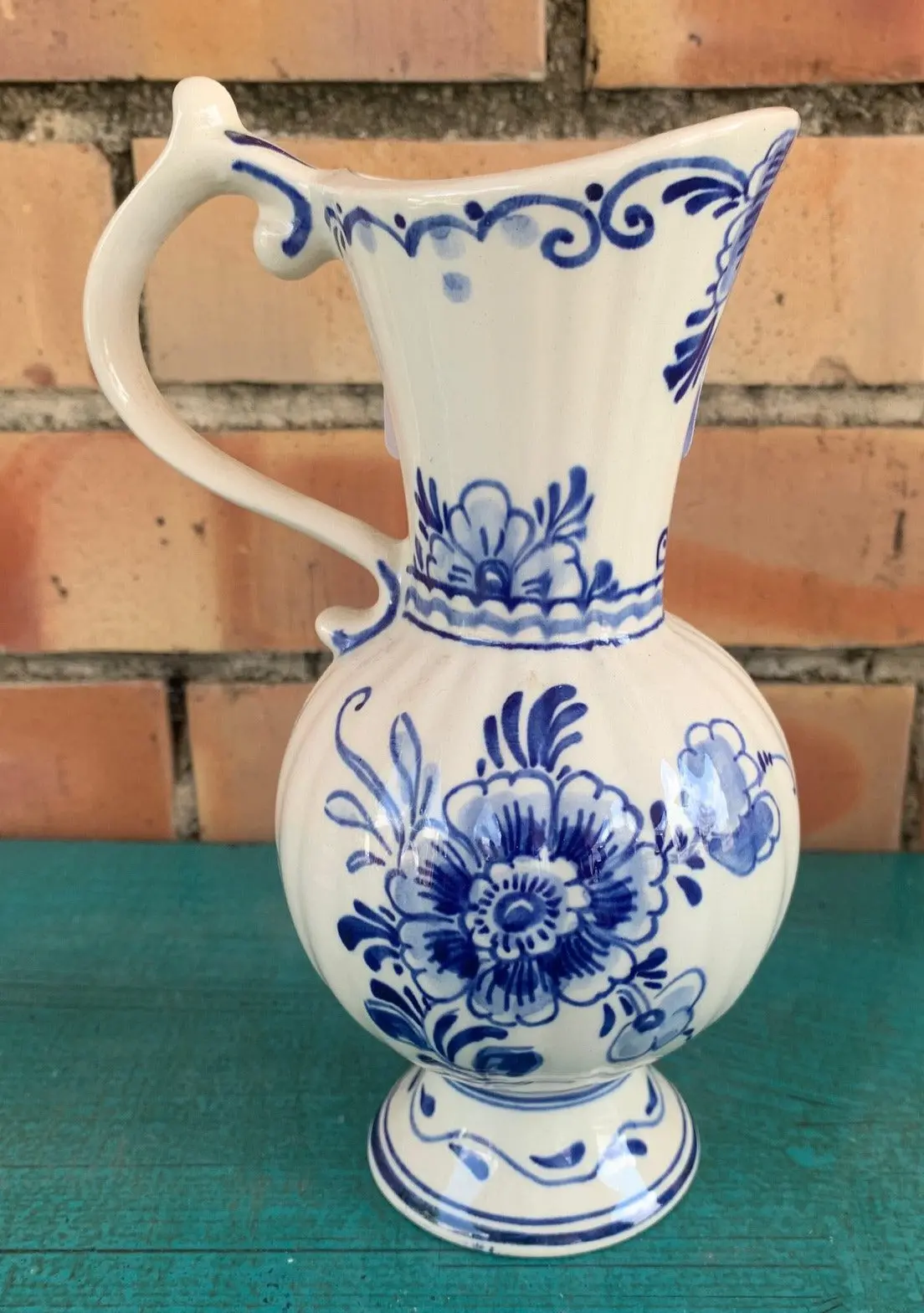 Delft Blue And White Ewer 1