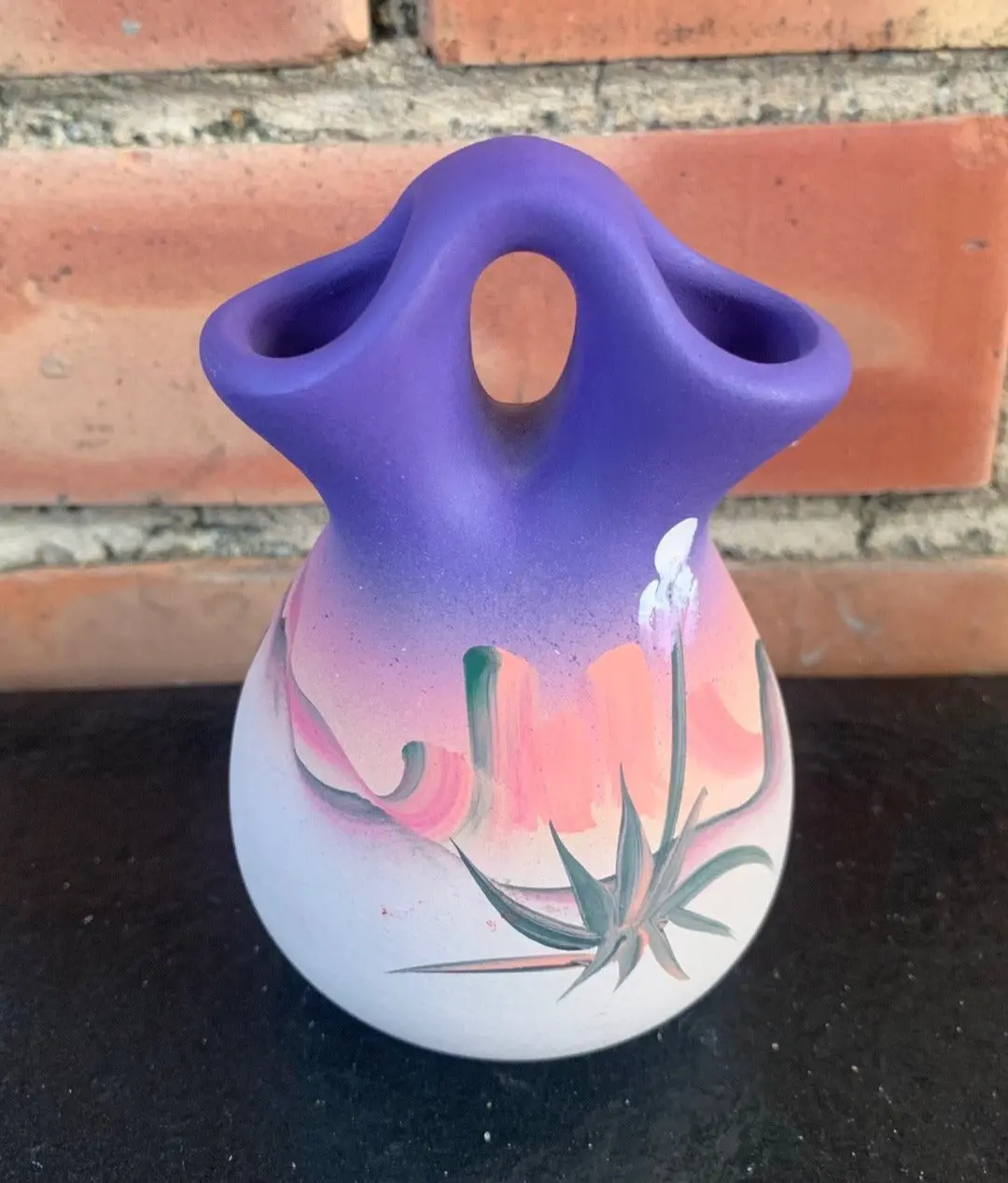 Mini Purple And Pink Southwestern Vase 1