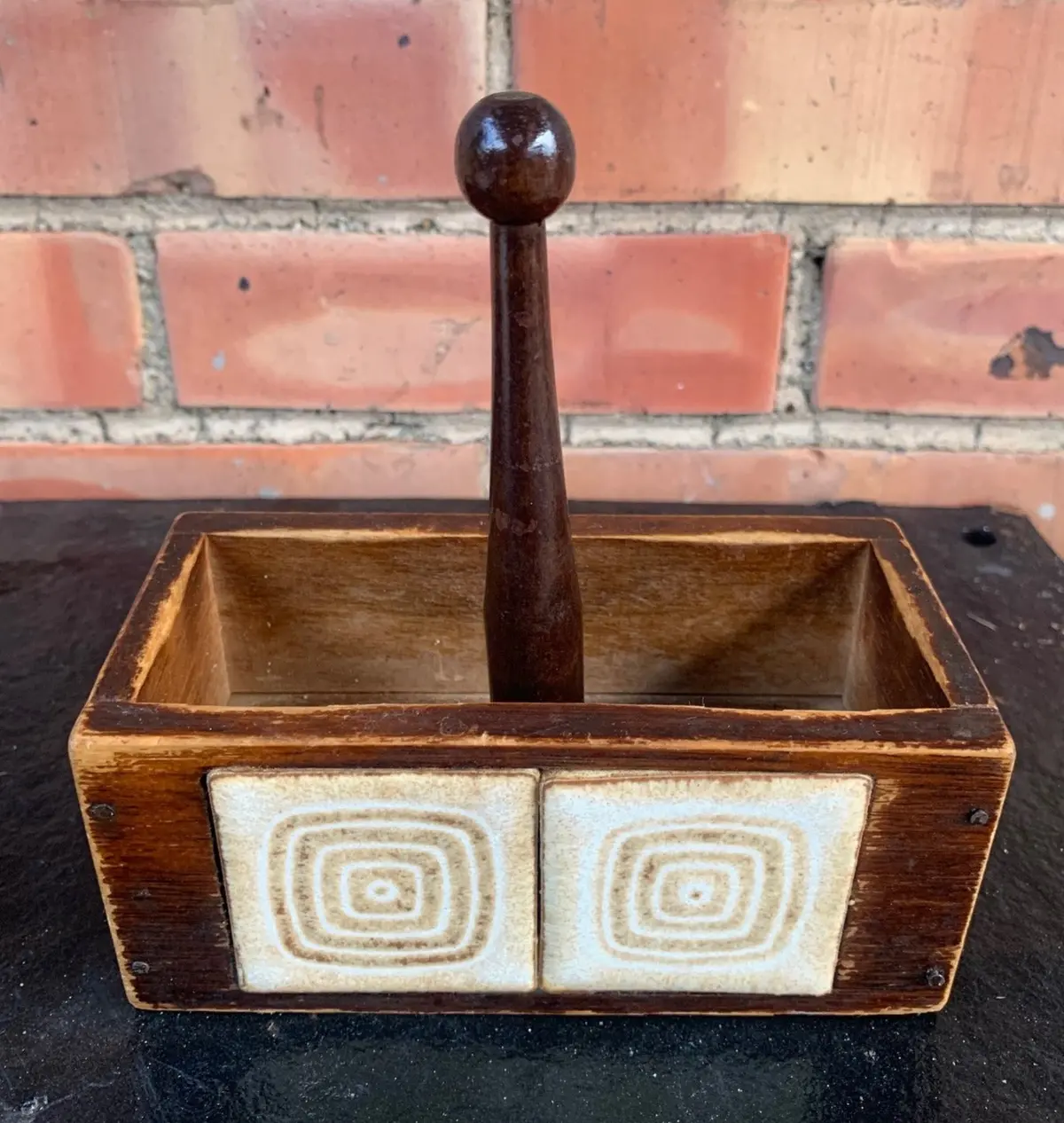 Rosenthal Salt And Pepper Wood Holder 1