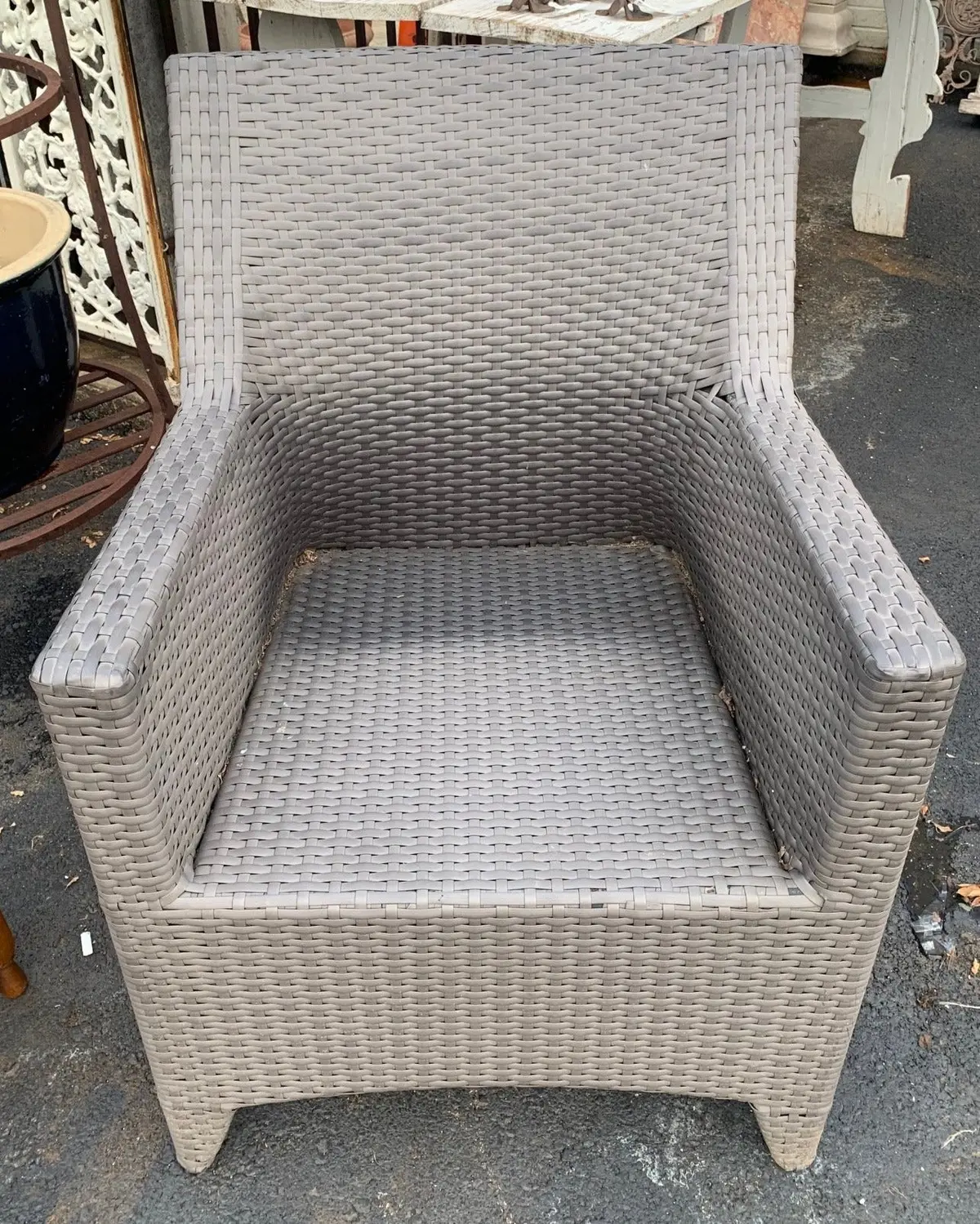Not Old Outdoor Wicker Chair 1