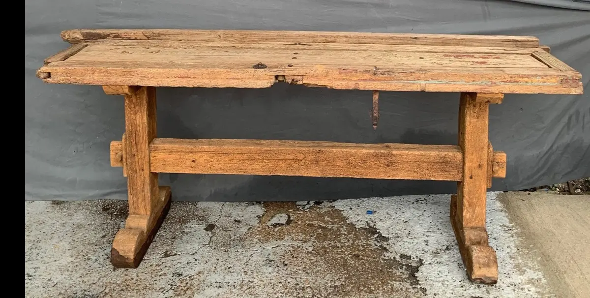 Pine Wood Worker's Bench 1