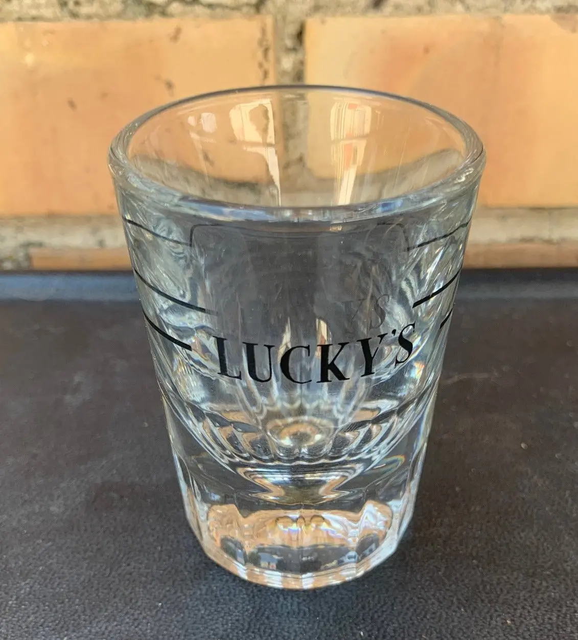Lucky's Shot Glass 1
