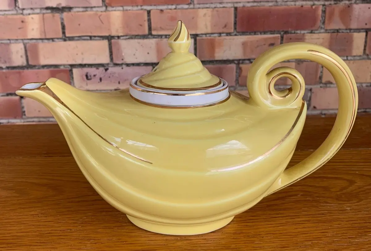 Yellow Hall Large Teapot 1