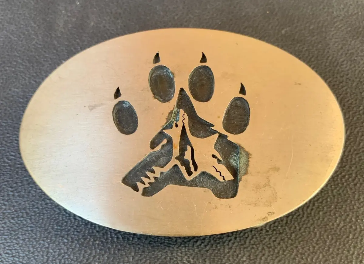 Bear Claw Belt Buckle 1