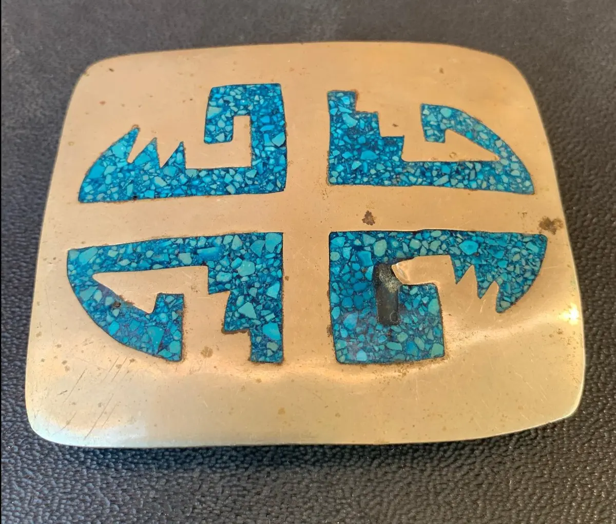 Turquoise Belt Buckle 1