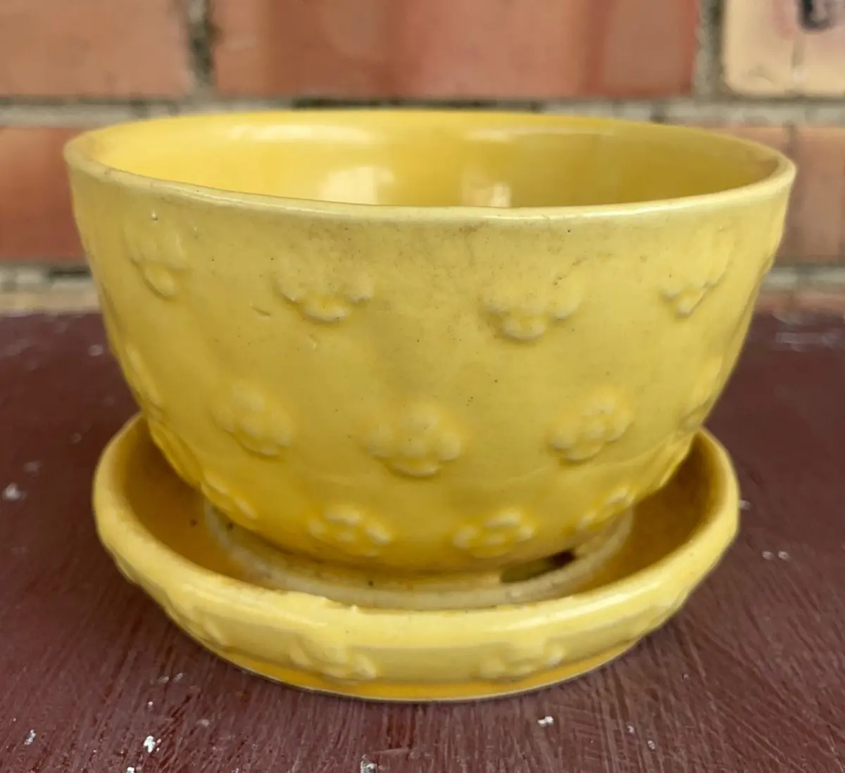 Small Yellow Shawnee Planter 1