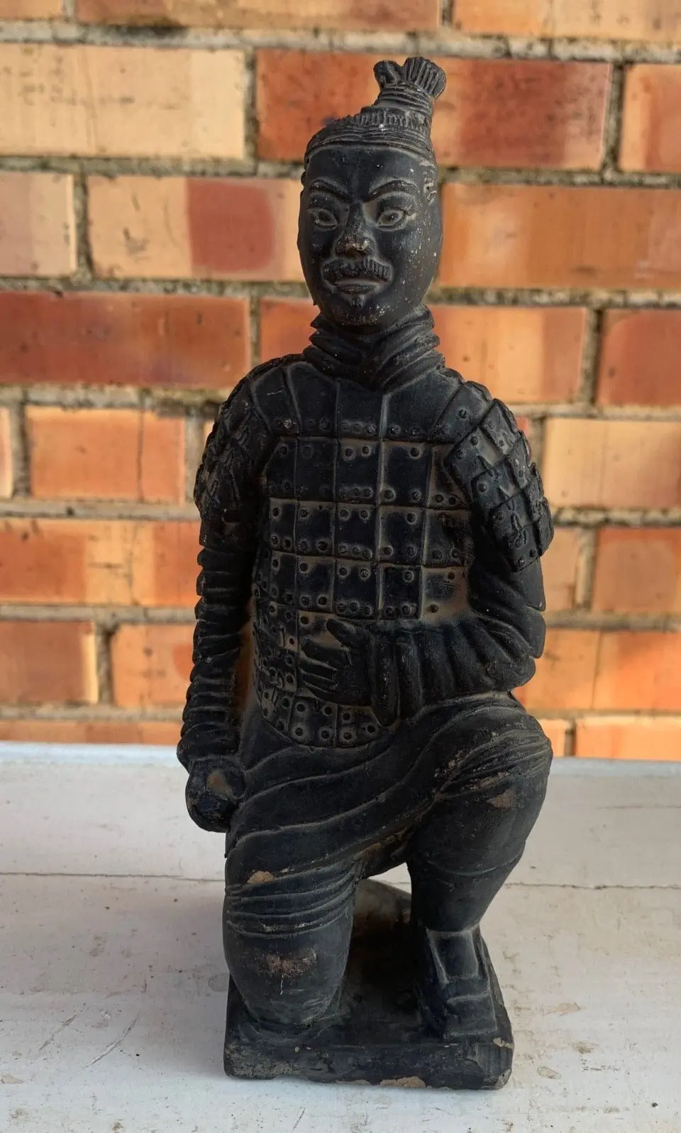 Chinese Terracotta Army Kneeling Statue Replica - As Found 1