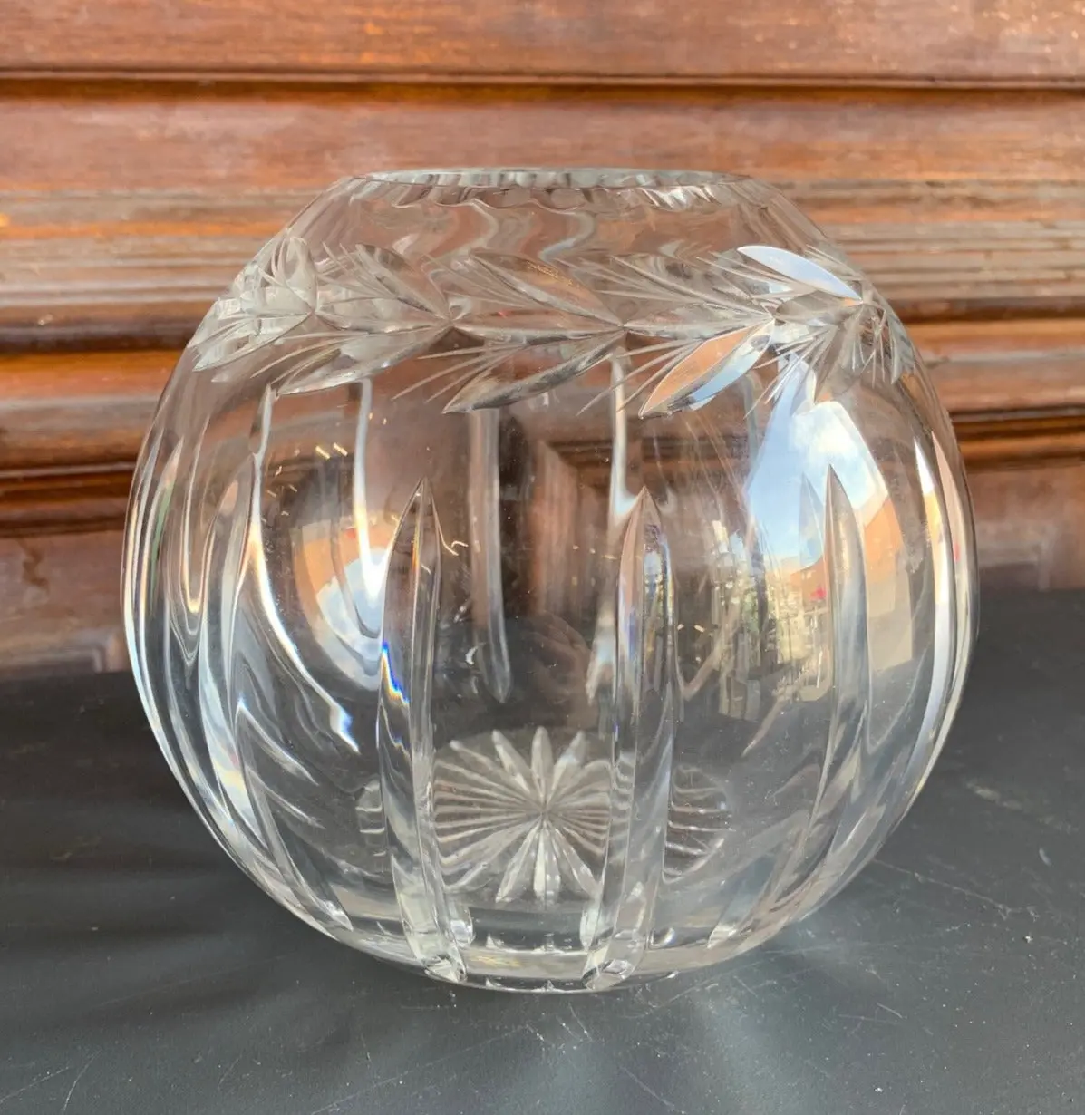 Crystal Large Rose Bowl 1