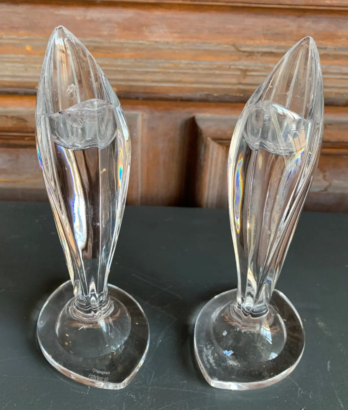 Pair Of Marquis Waterford Candlesticks 1