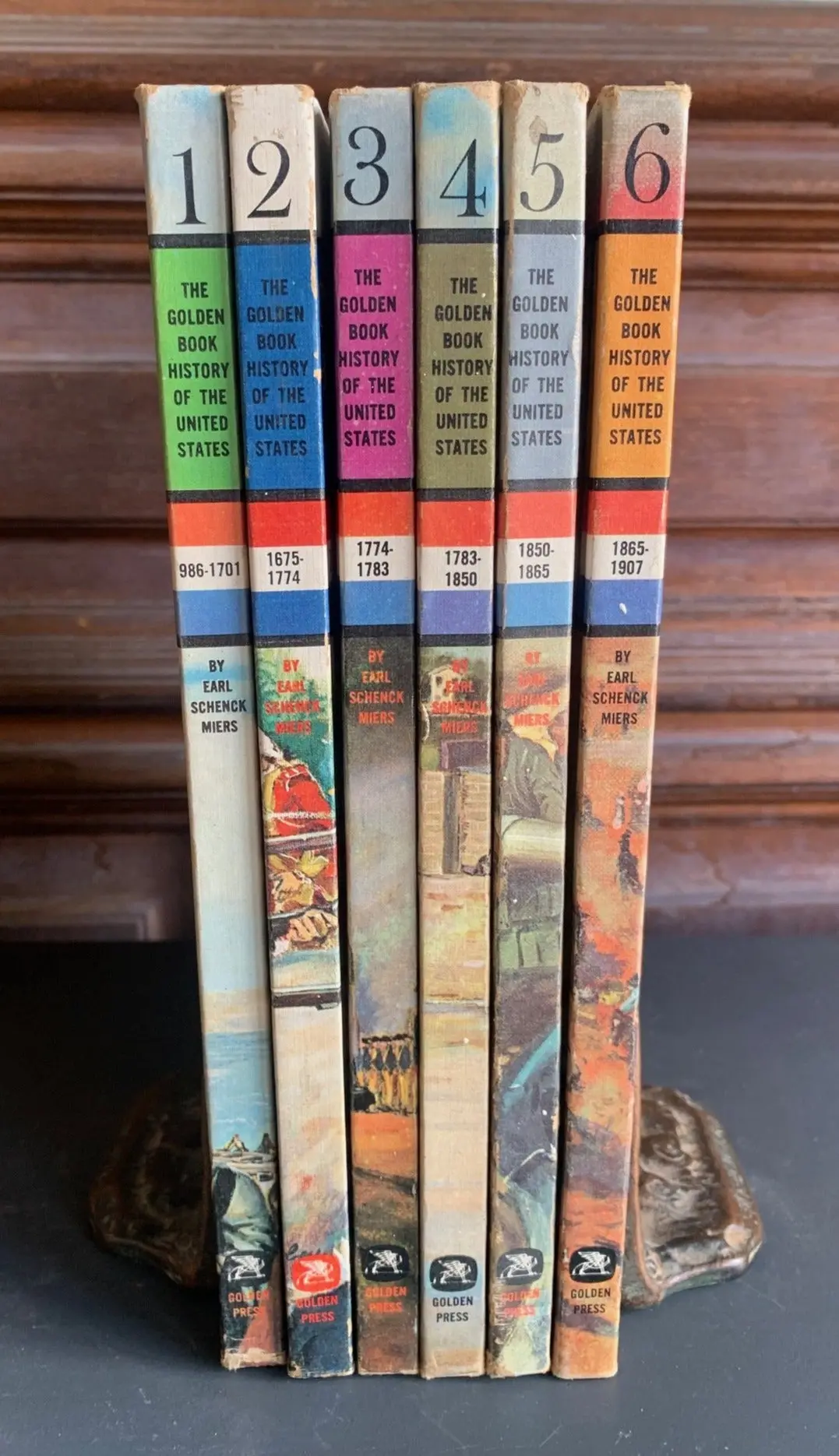 Set Of Vintage Early American History Books 1