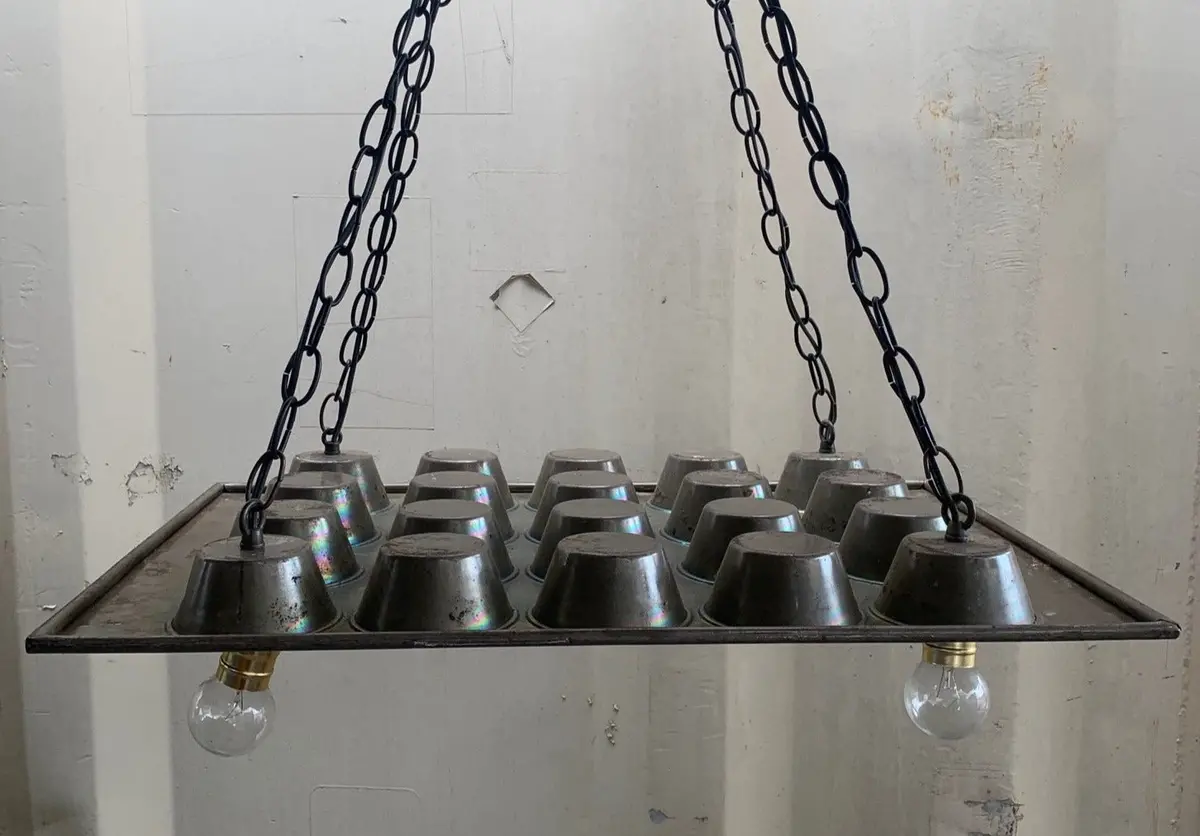 Baker's Muffin Pan Hanging Light 1