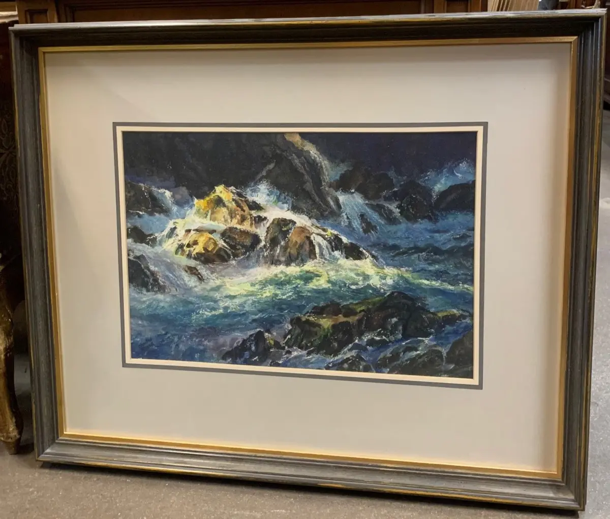 Ocean Watercolor By Charler Troyer 1