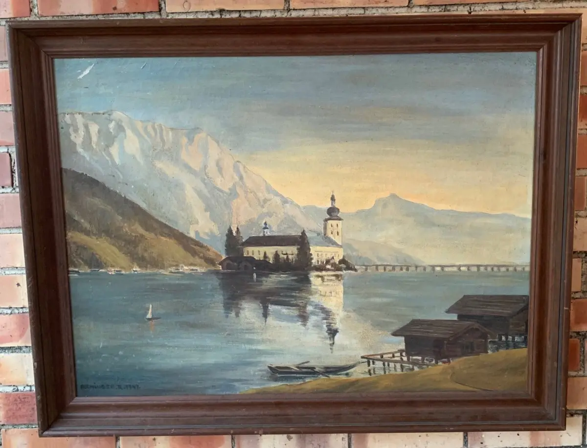 Landscape With Tower Oil Painting On Canvas 1