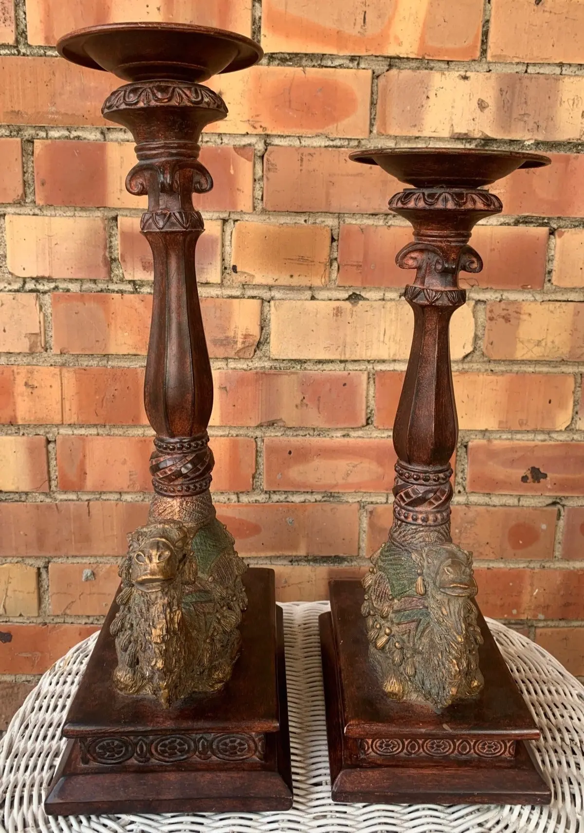 Pair Of Not Old Camel Sconces 1