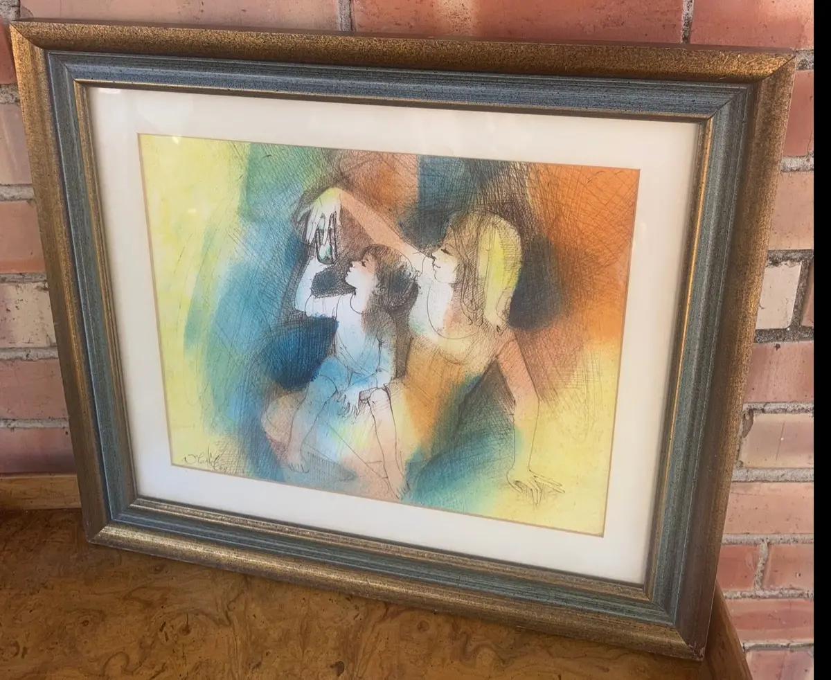 Print Of Mother And Child 1