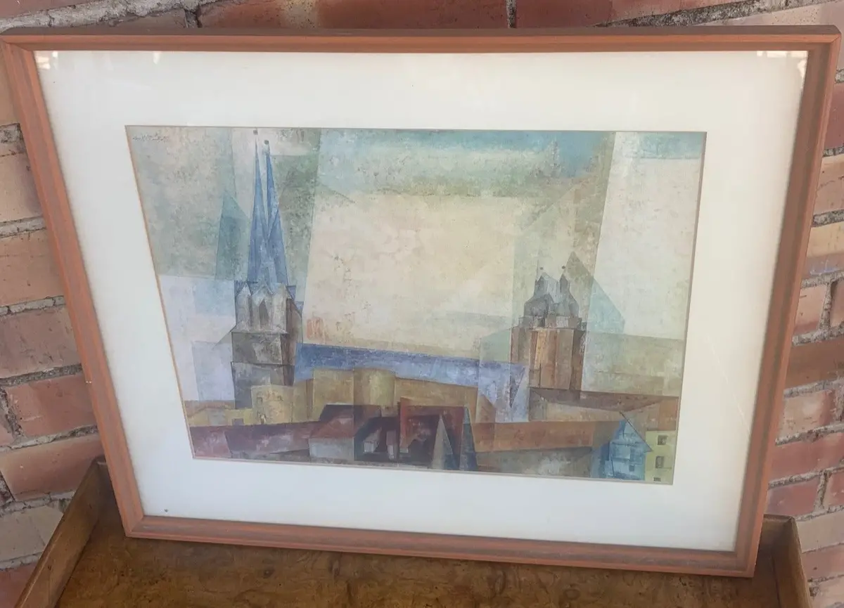 Abstract Cathedral Print 1
