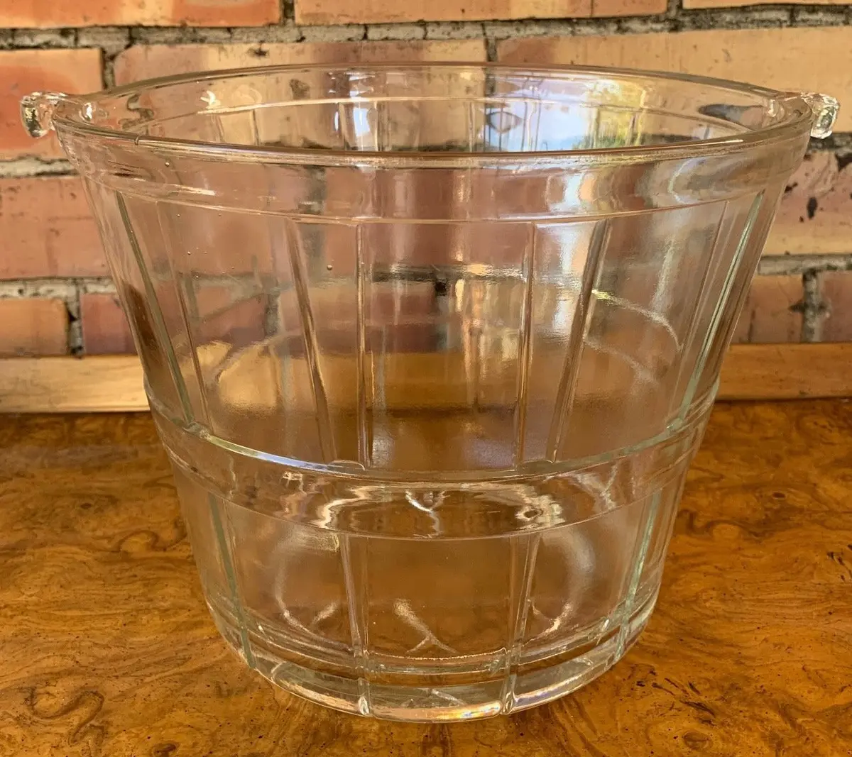 Basket Design Clear Large Ice Bucket 1