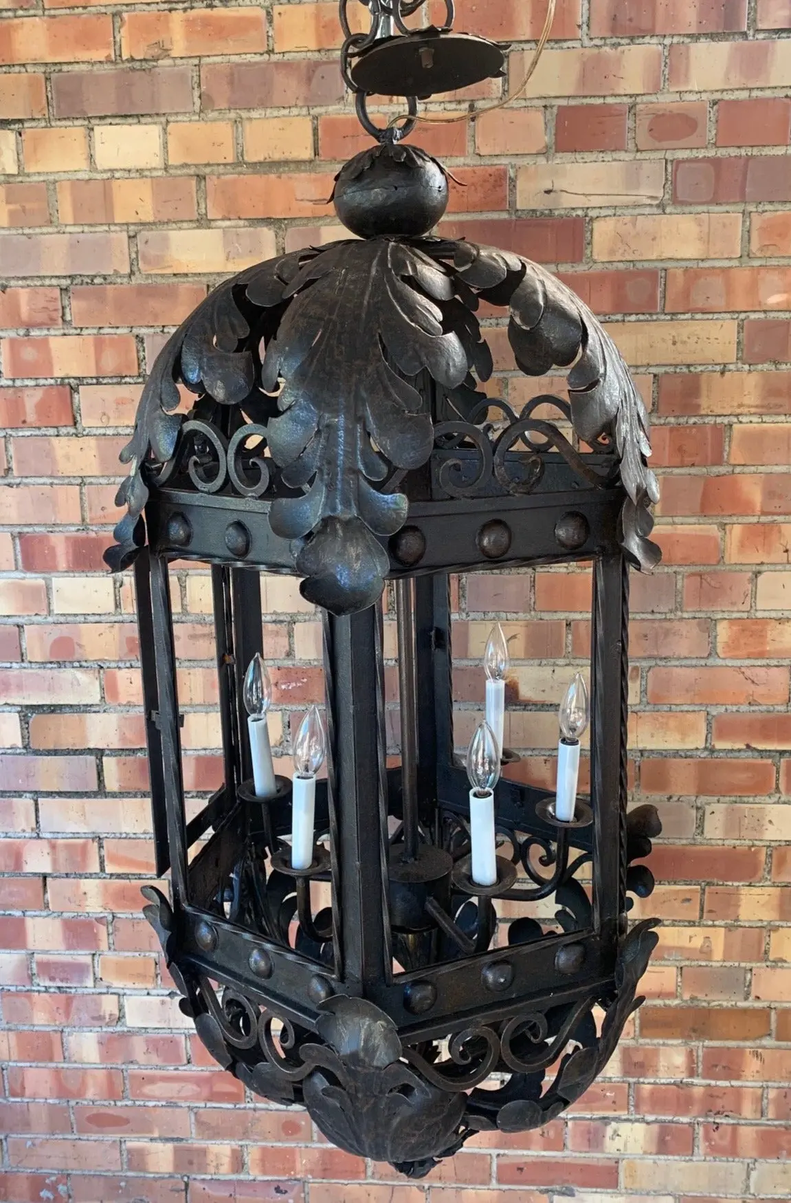 Large Iron Lantern 1