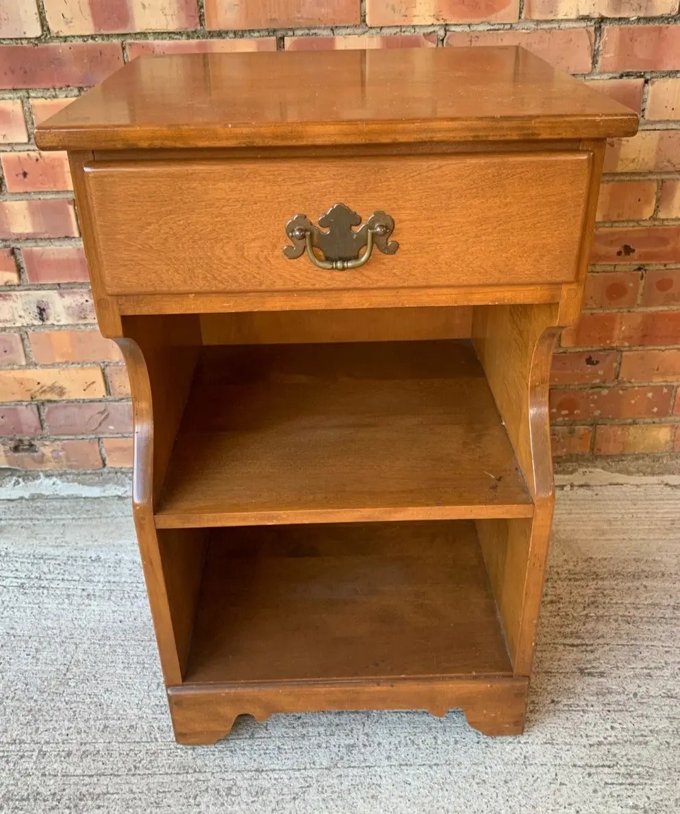 Ethan Allen Maple Night Stand 1