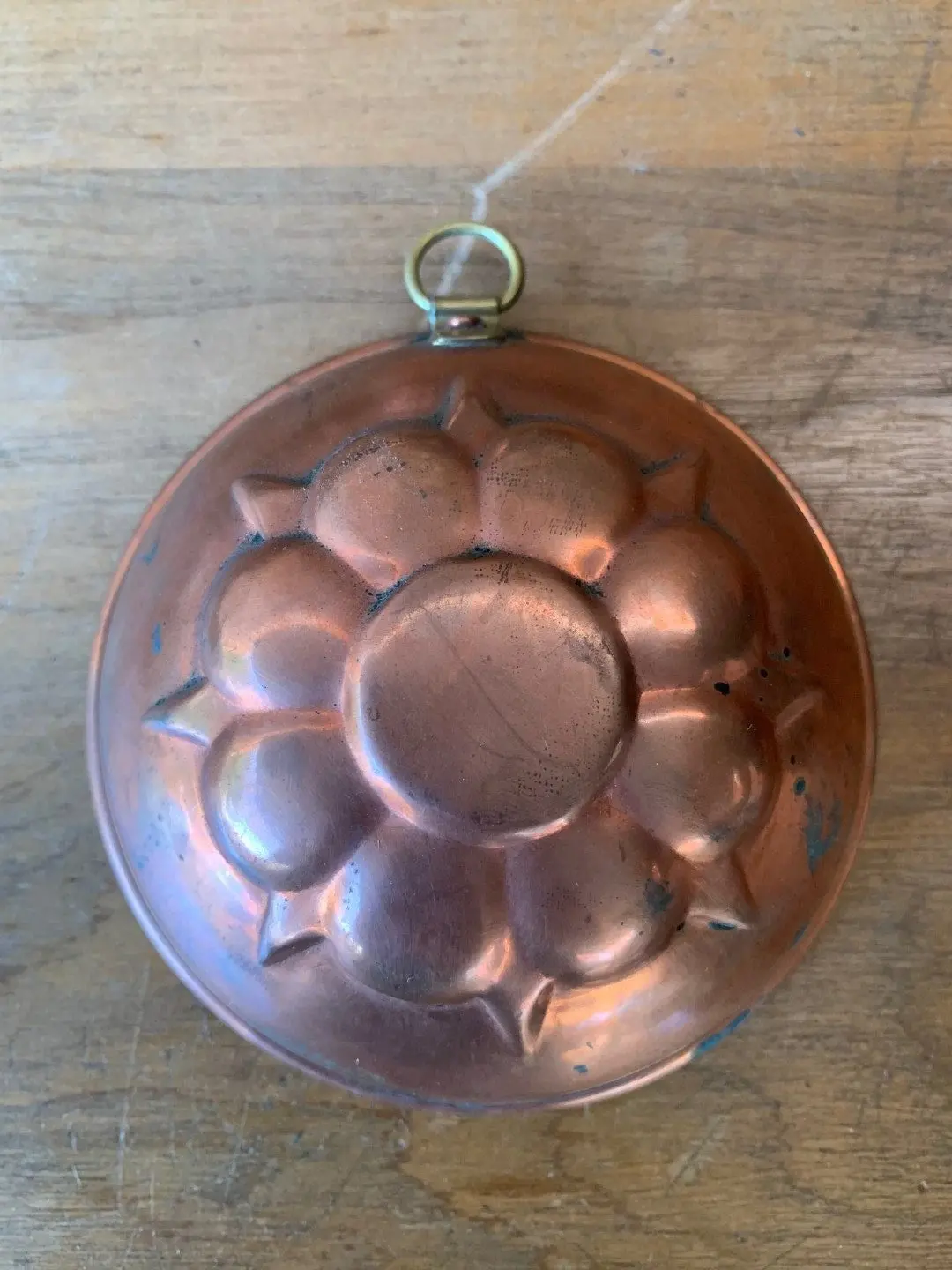 Small Rounded Copper Floral Jelly Mokd 1