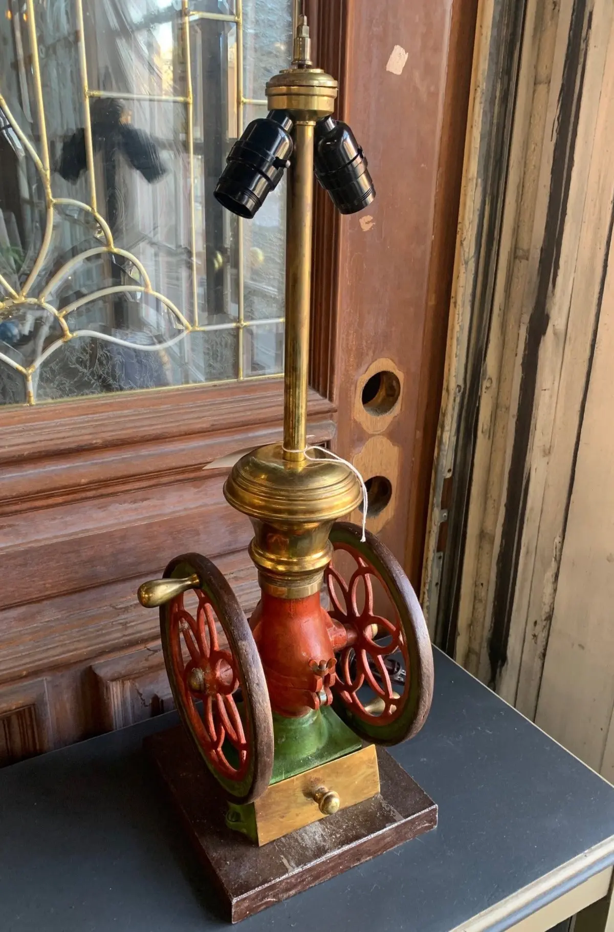 Coffee Grinder Lamp As Is Has Electrical Short 1